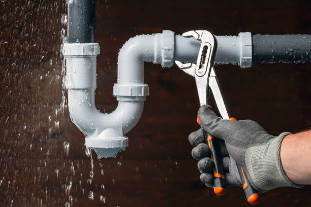 Professional Sewer Line Repair technician working in New London, NC